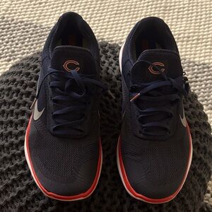 Nike Chicago Bears Navy and Orange shoes size 9.5